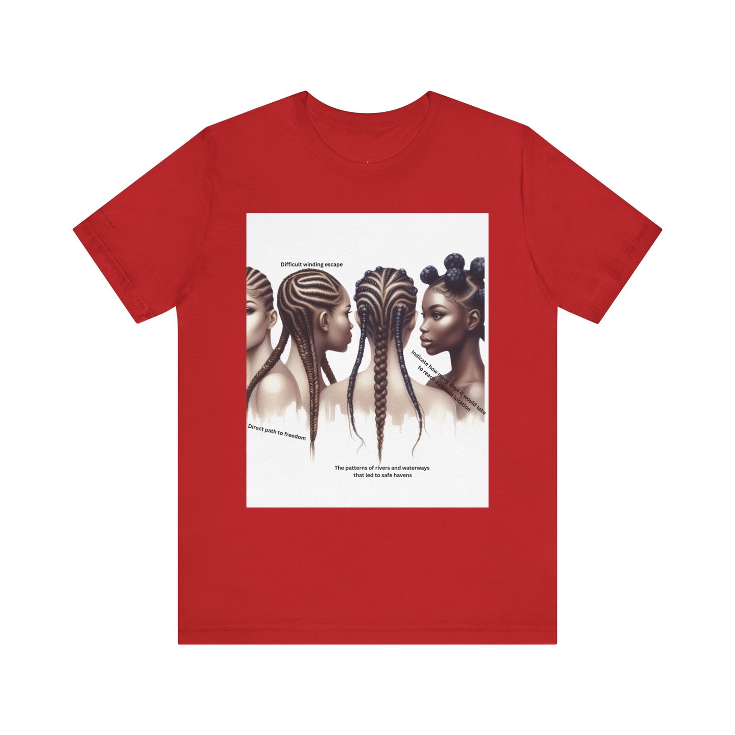 Braided Paths to Freedom Tee: Celebrating Hair Diversity