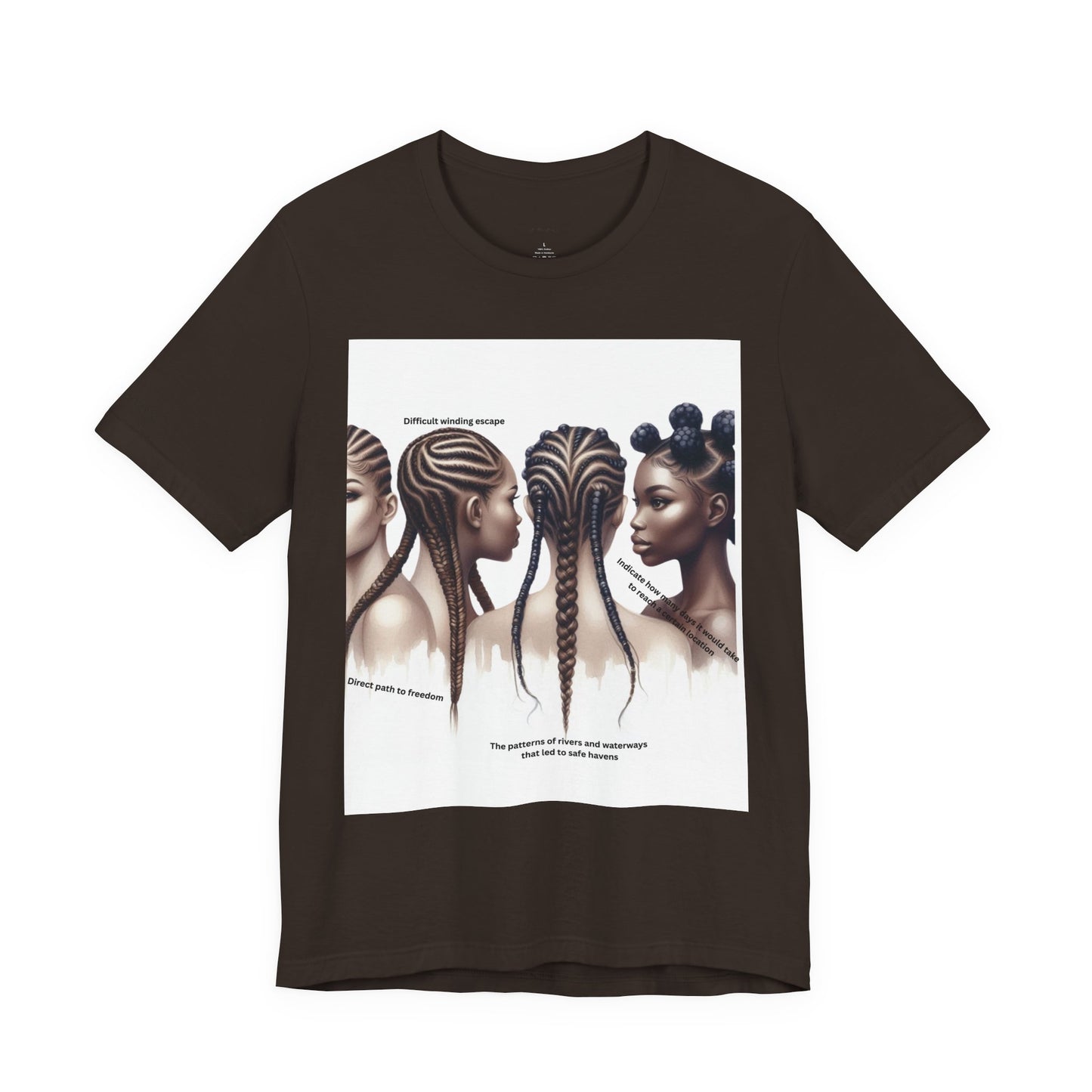 Braided Paths to Freedom Tee: Celebrating Hair Diversity