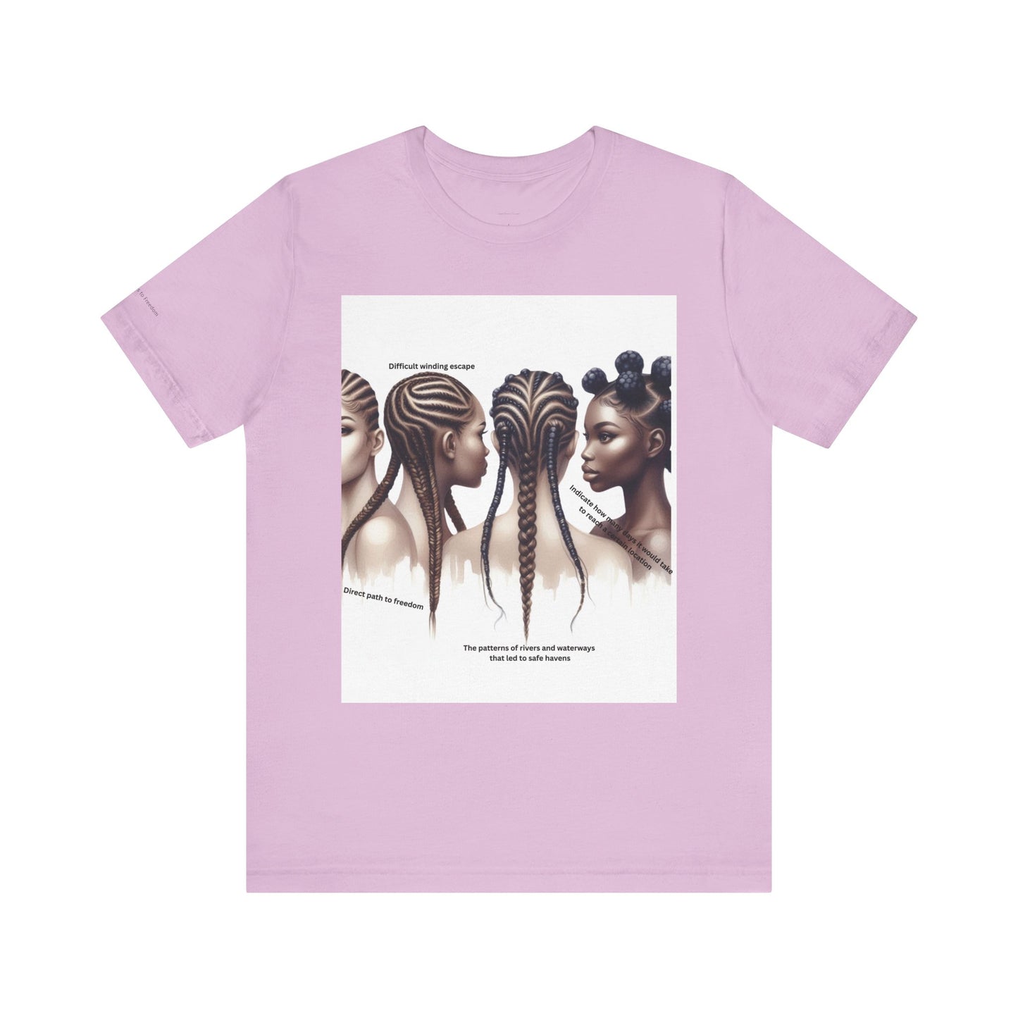 Braided Paths to Freedom Tee: Celebrating Hair Diversity