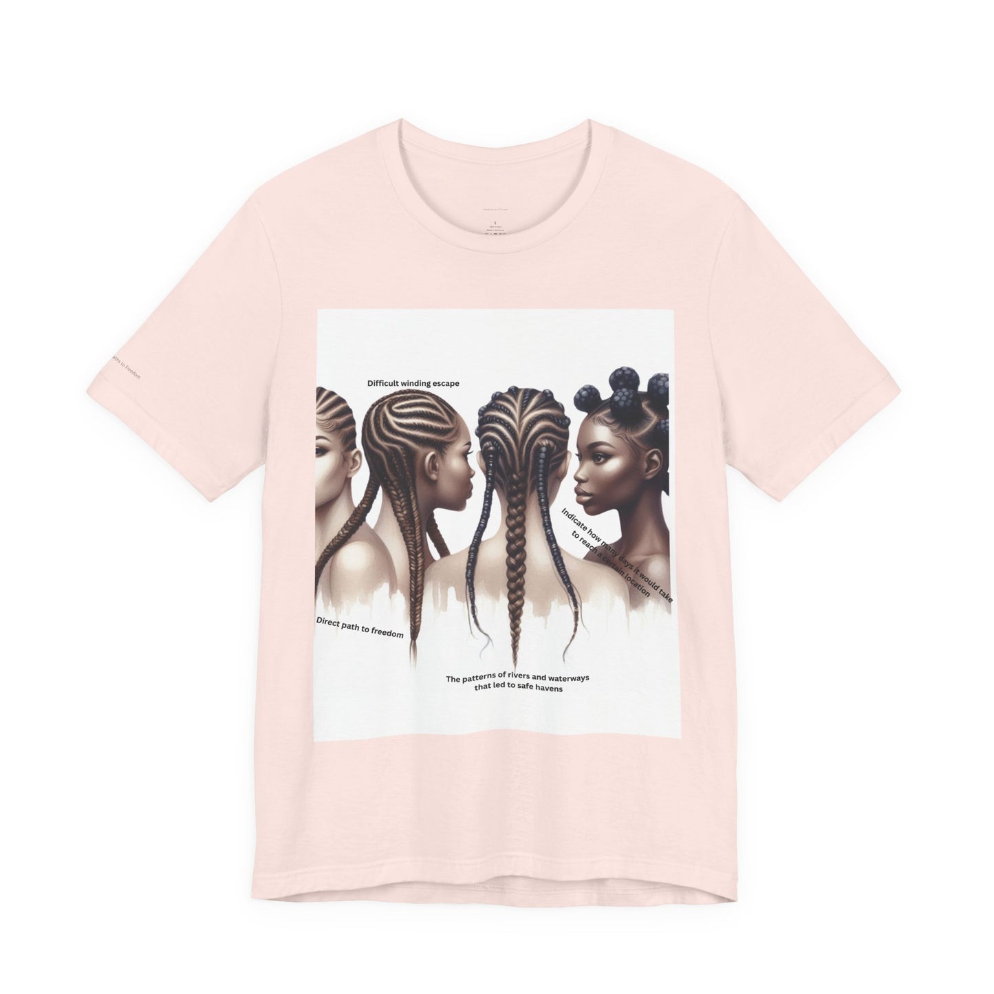 Braided Paths to Freedom Tee: Celebrating Hair Diversity