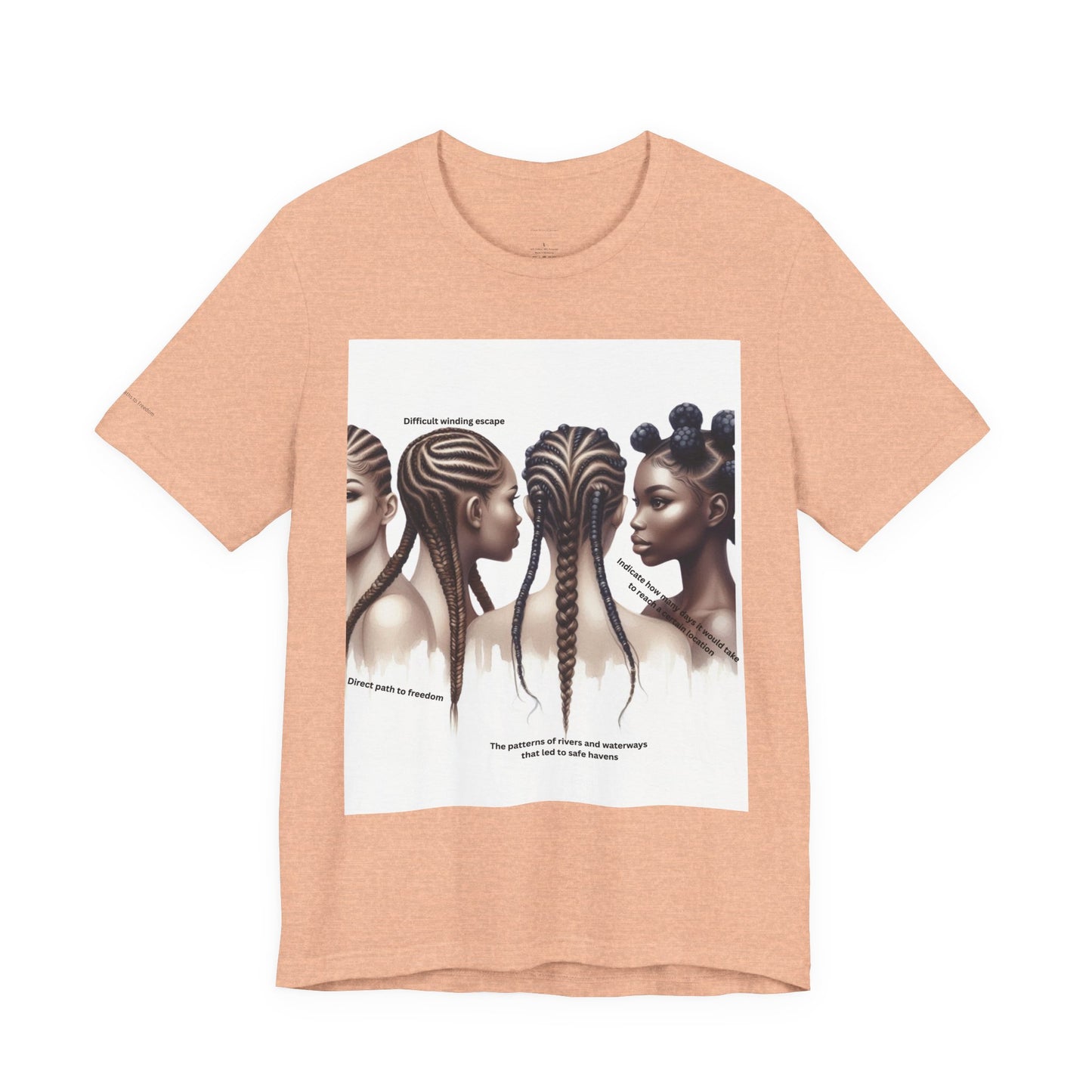 Braided Paths to Freedom Tee: Celebrating Hair Diversity