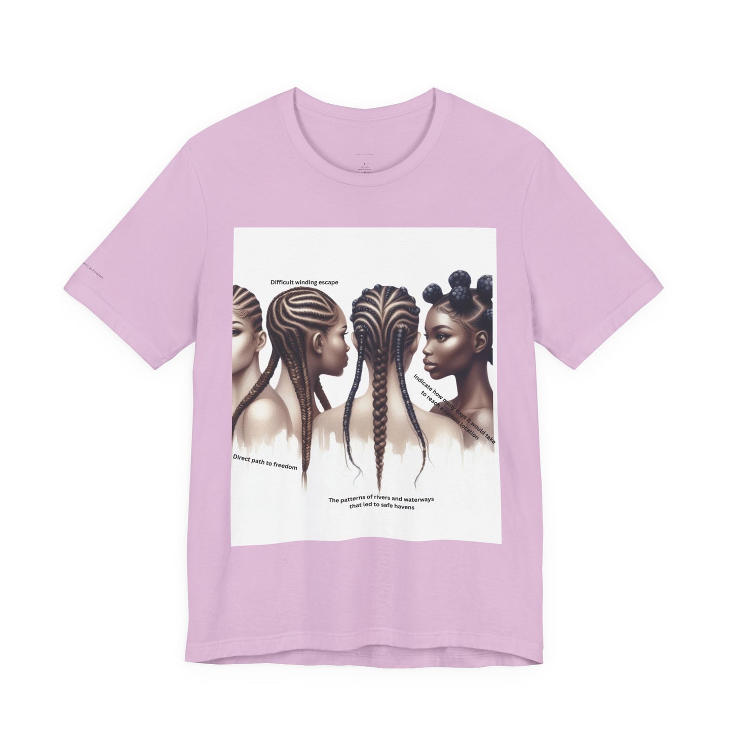 Braided Paths to Freedom Tee: Celebrating Hair Diversity