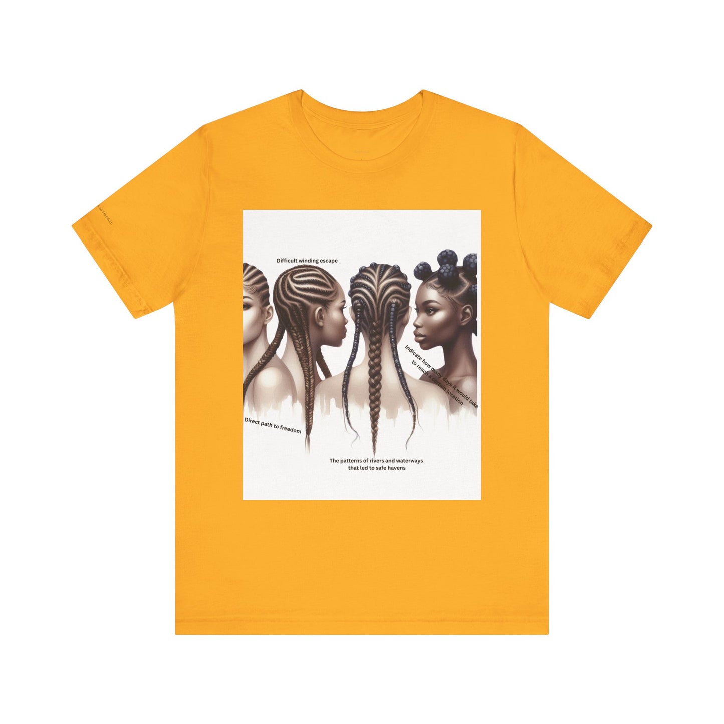 Braided Paths to Freedom Tee: Celebrating Hair Diversity