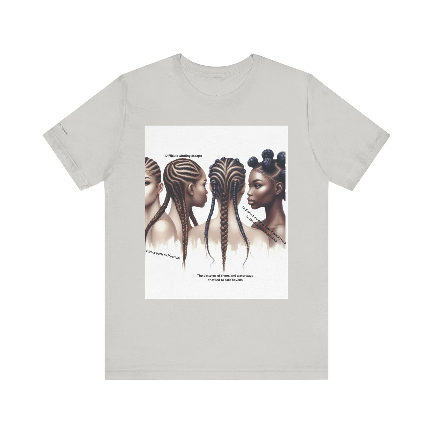 Braided Paths to Freedom Tee: Celebrating Hair Diversity