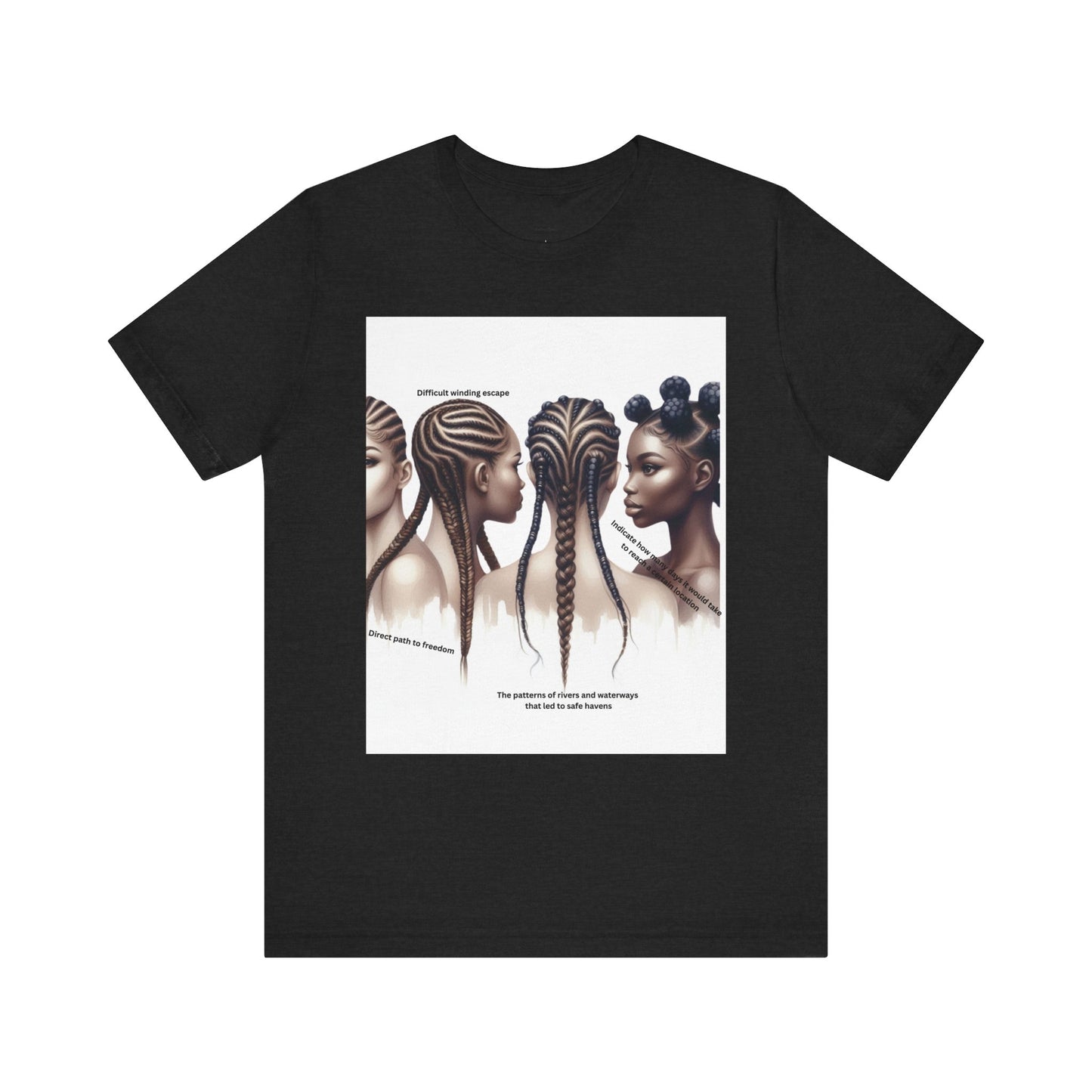 Braided Paths to Freedom Tee: Celebrating Hair Diversity