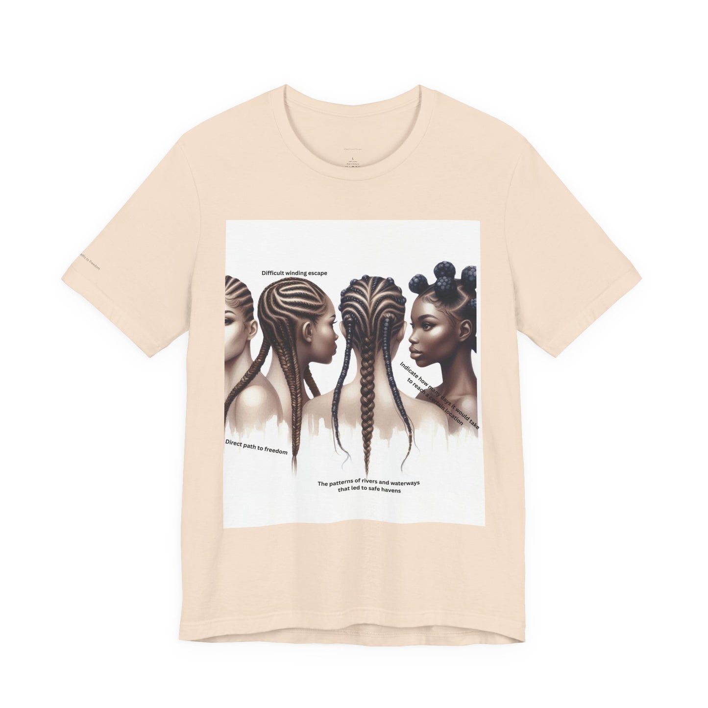 Braided Paths to Freedom Tee: Celebrating Hair Diversity
