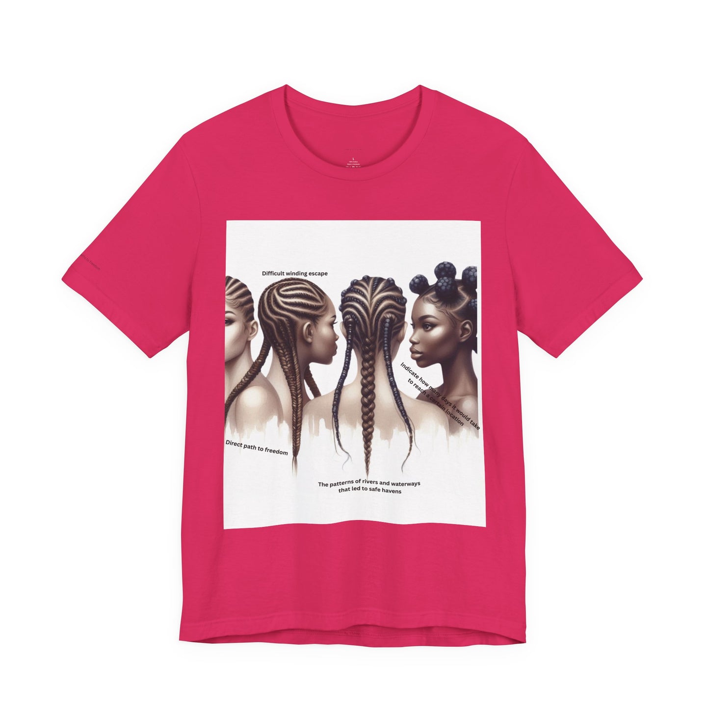 Braided Paths to Freedom Tee: Celebrating Hair Diversity