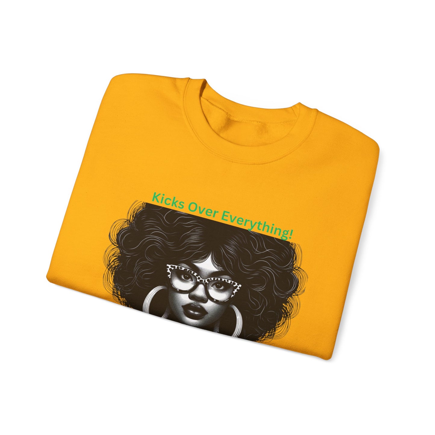 Sneakerhead Heavy Blend Crewneck Sweatshirt: Kicks Over Everything