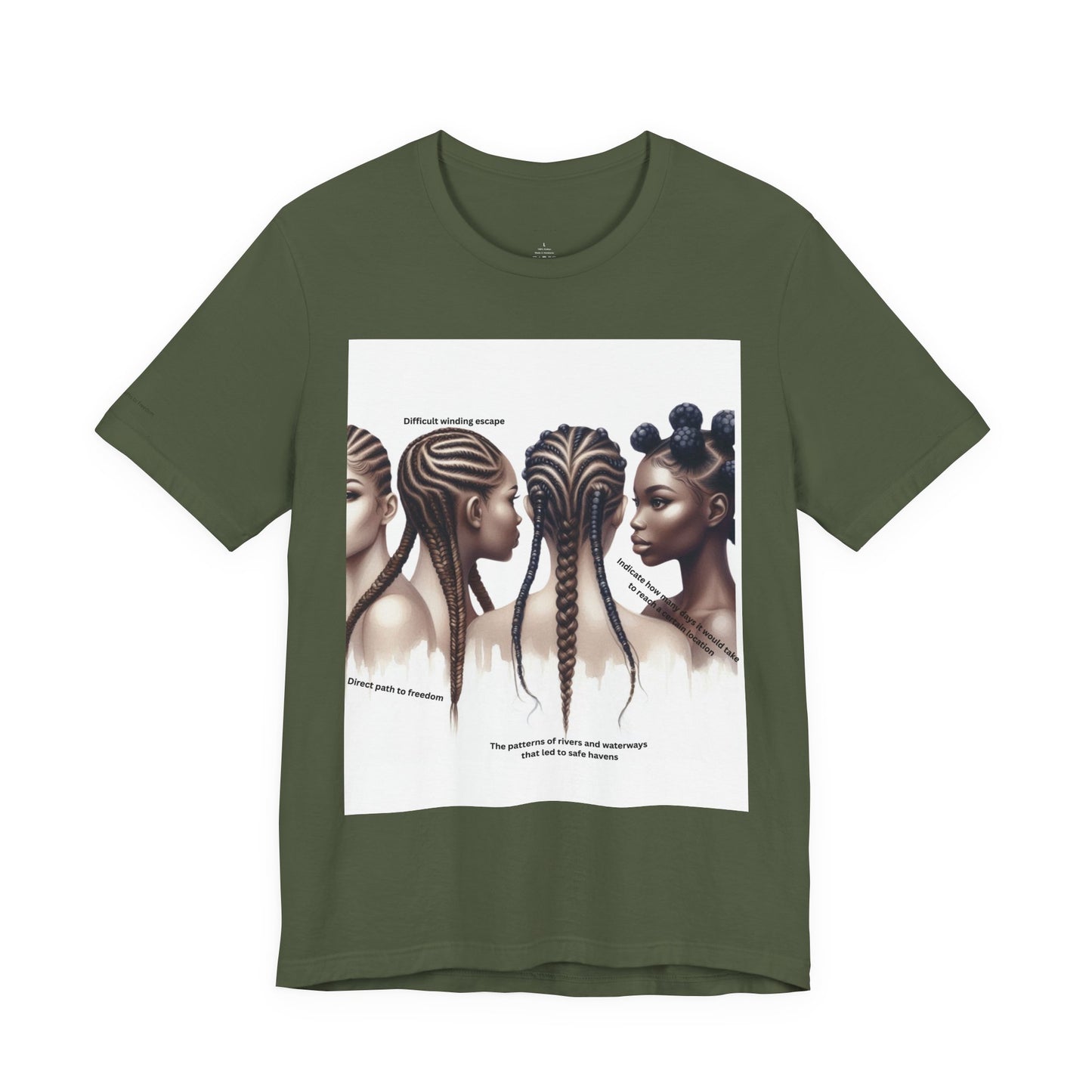 Braided Paths to Freedom Tee: Celebrating Hair Diversity