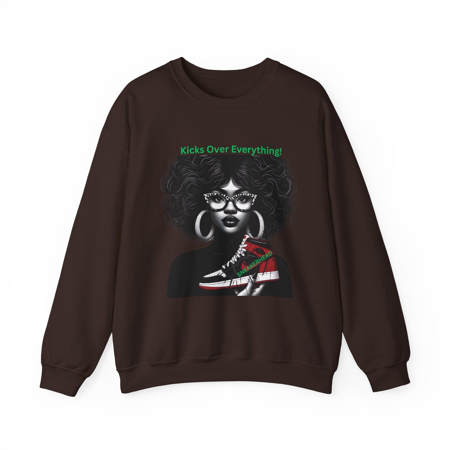 Sneakerhead Heavy Blend Crewneck Sweatshirt: Kicks Over Everything