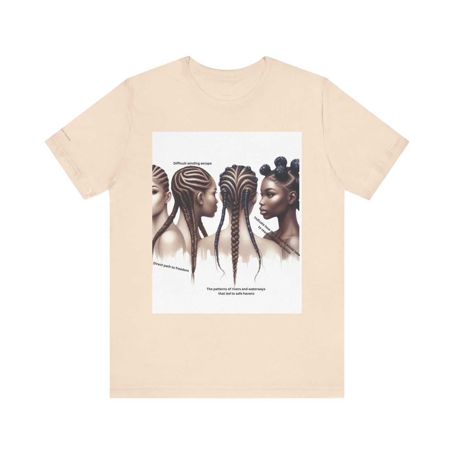 Braided Paths to Freedom Tee: Celebrating Hair Diversity