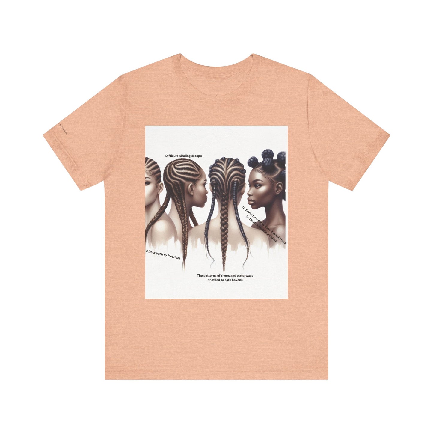 Braided Paths to Freedom Tee: Celebrating Hair Diversity