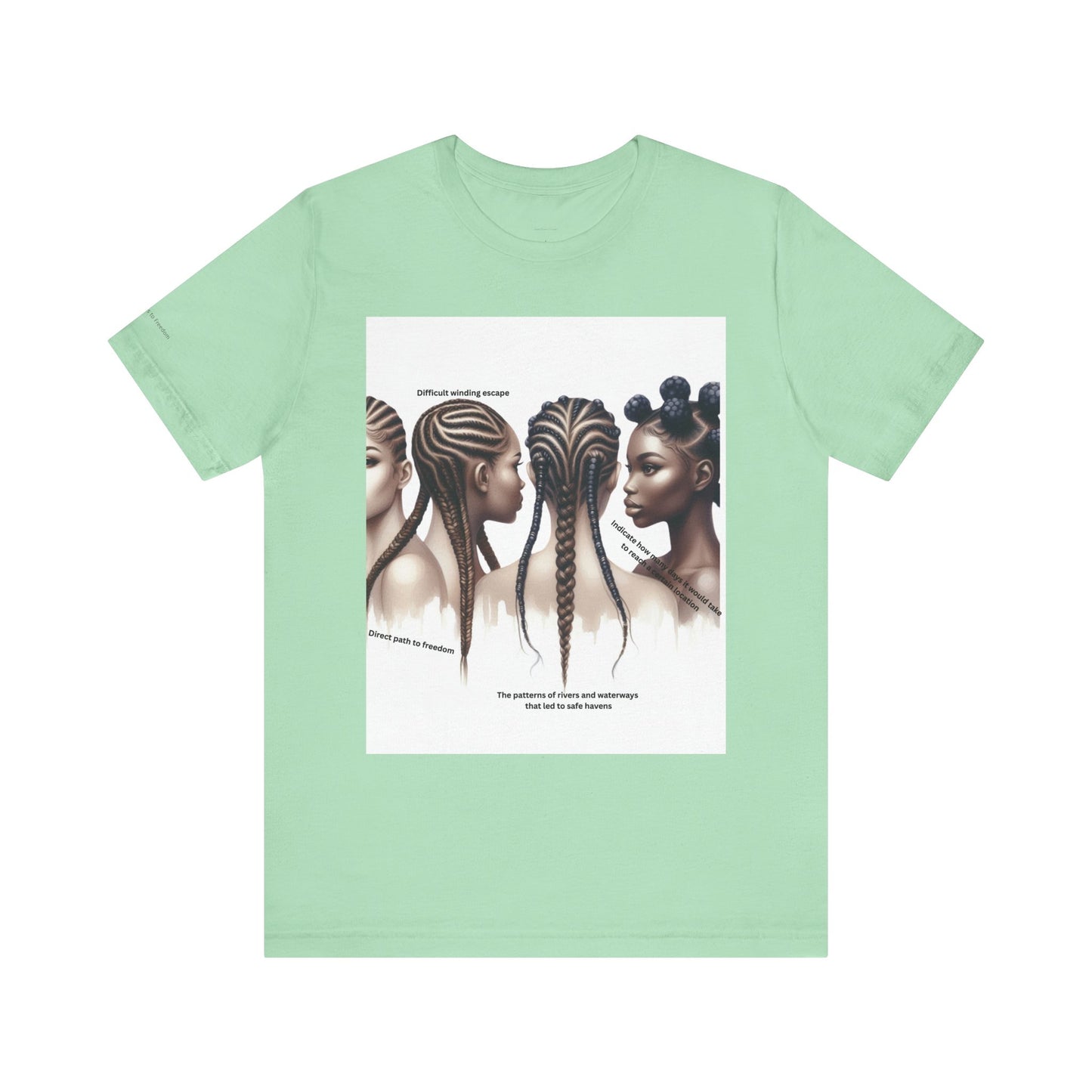 Braided Paths to Freedom Tee: Celebrating Hair Diversity