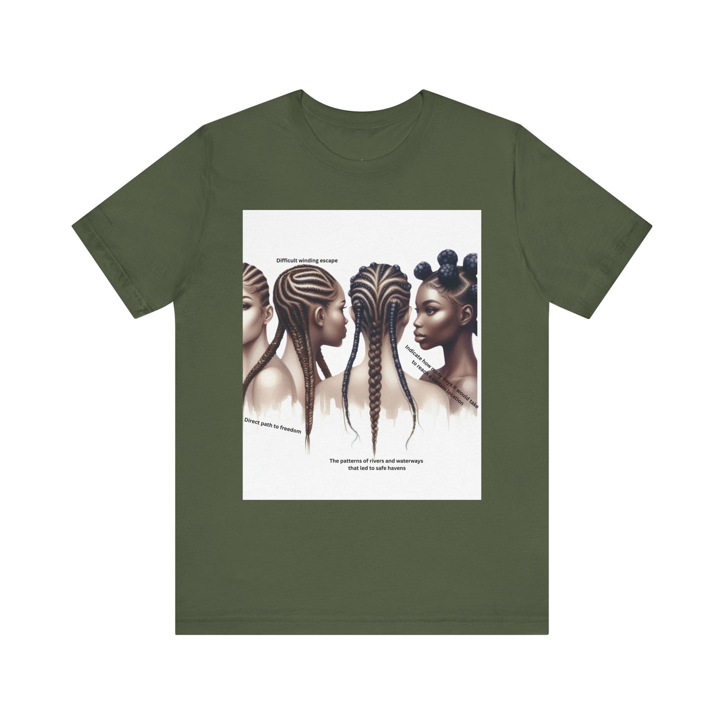 Braided Paths to Freedom Tee: Celebrating Hair Diversity