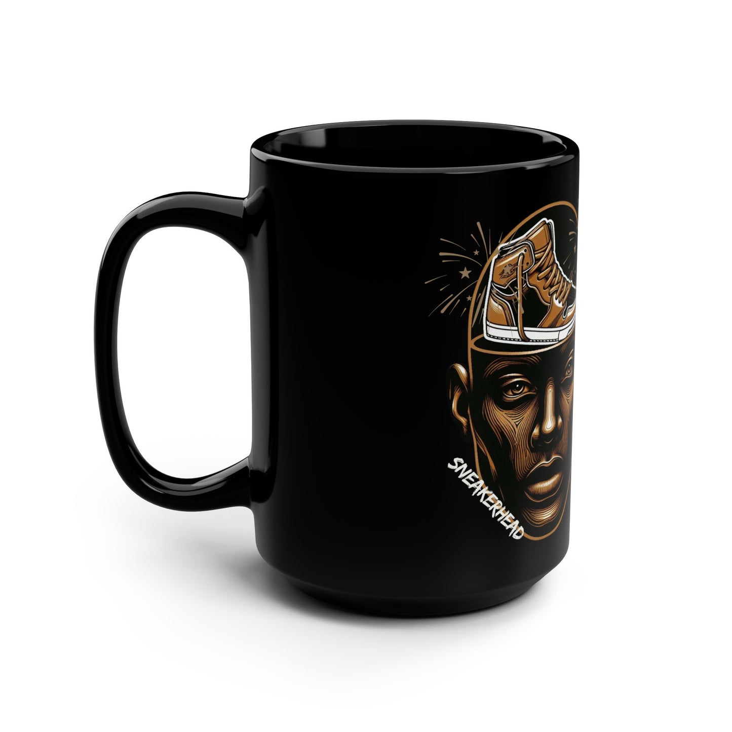 Sneakerhead Black Mug, 15oz