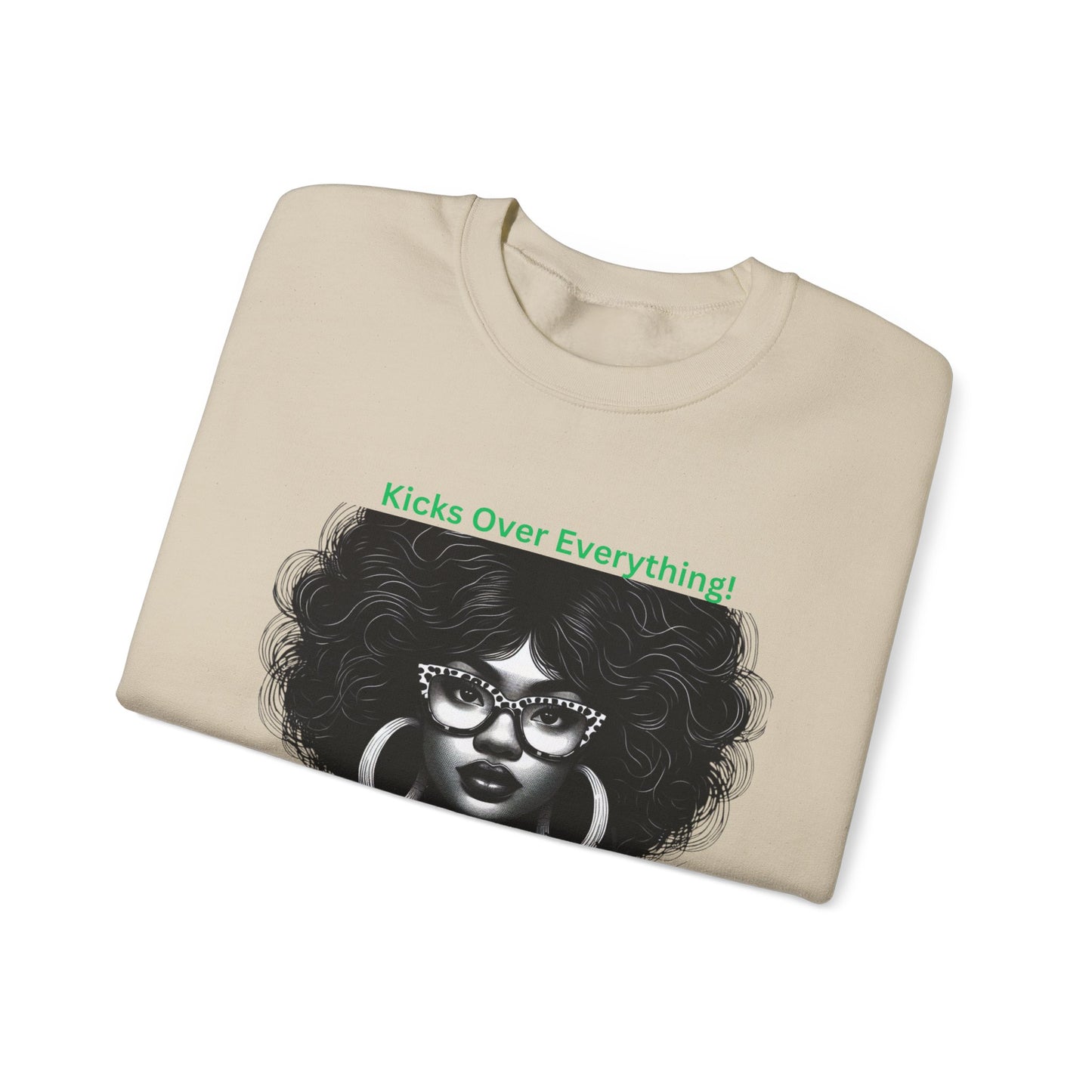 Sneakerhead Heavy Blend Crewneck Sweatshirt: Kicks Over Everything