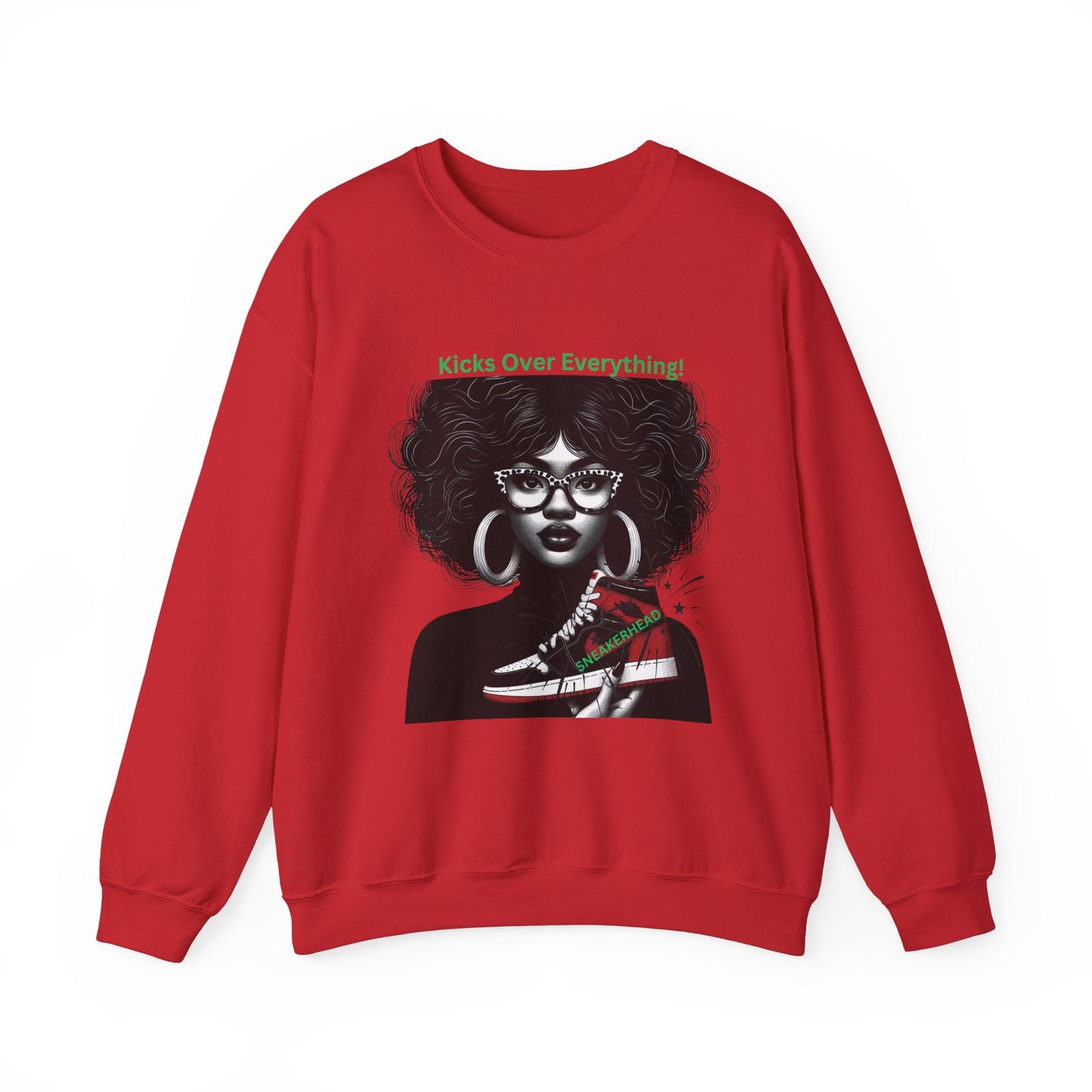 Sneakerhead Heavy Blend Crewneck Sweatshirt: Kicks Over Everything