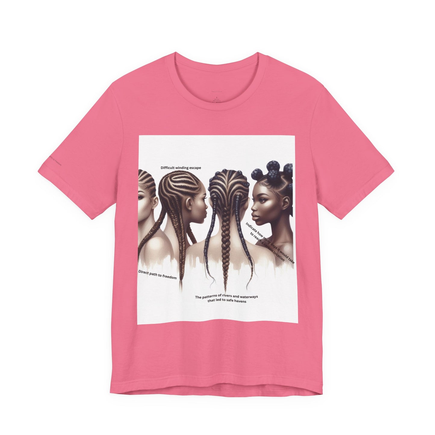 Braided Paths to Freedom Tee: Celebrating Hair Diversity