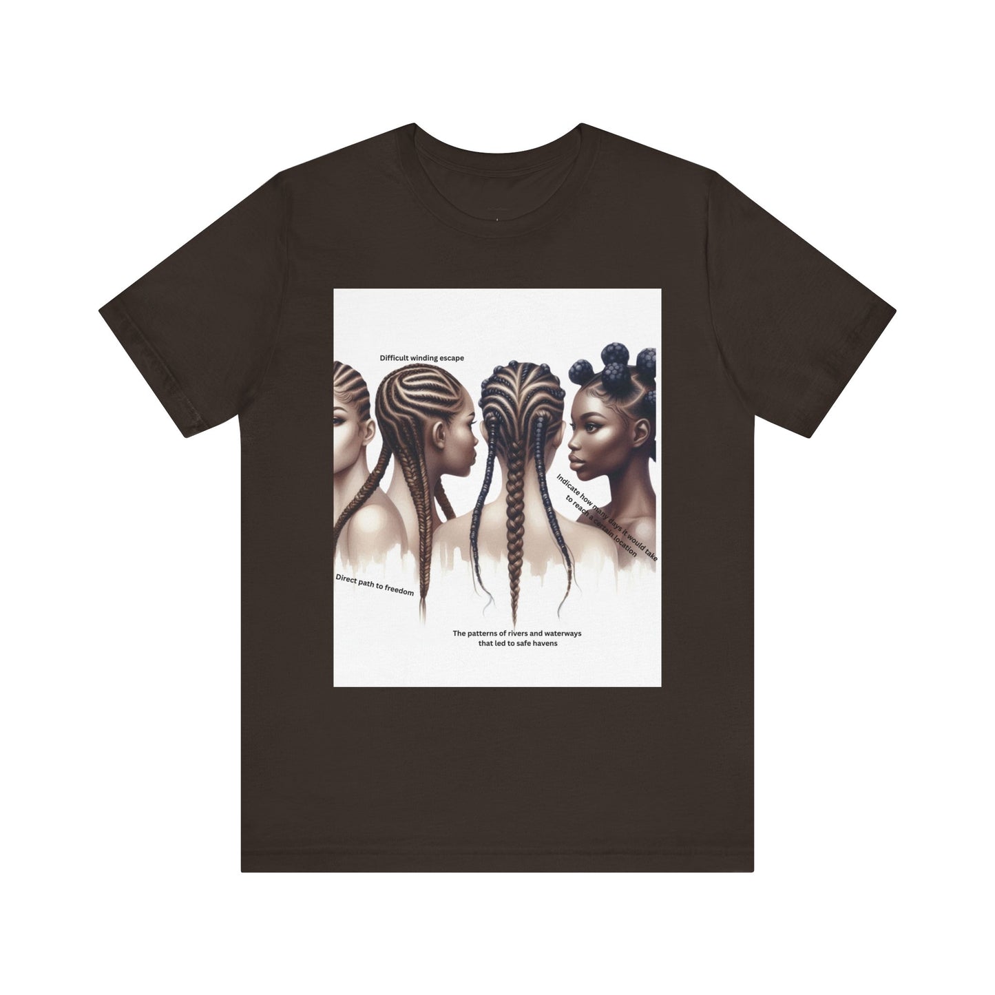 Braided Paths to Freedom Tee: Celebrating Hair Diversity