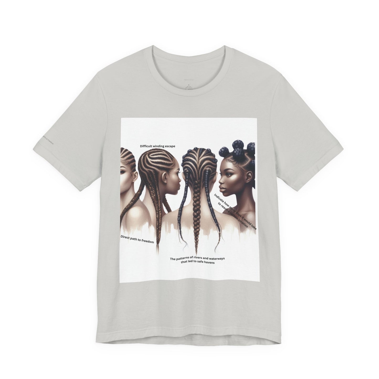 Braided Paths to Freedom Tee: Celebrating Hair Diversity