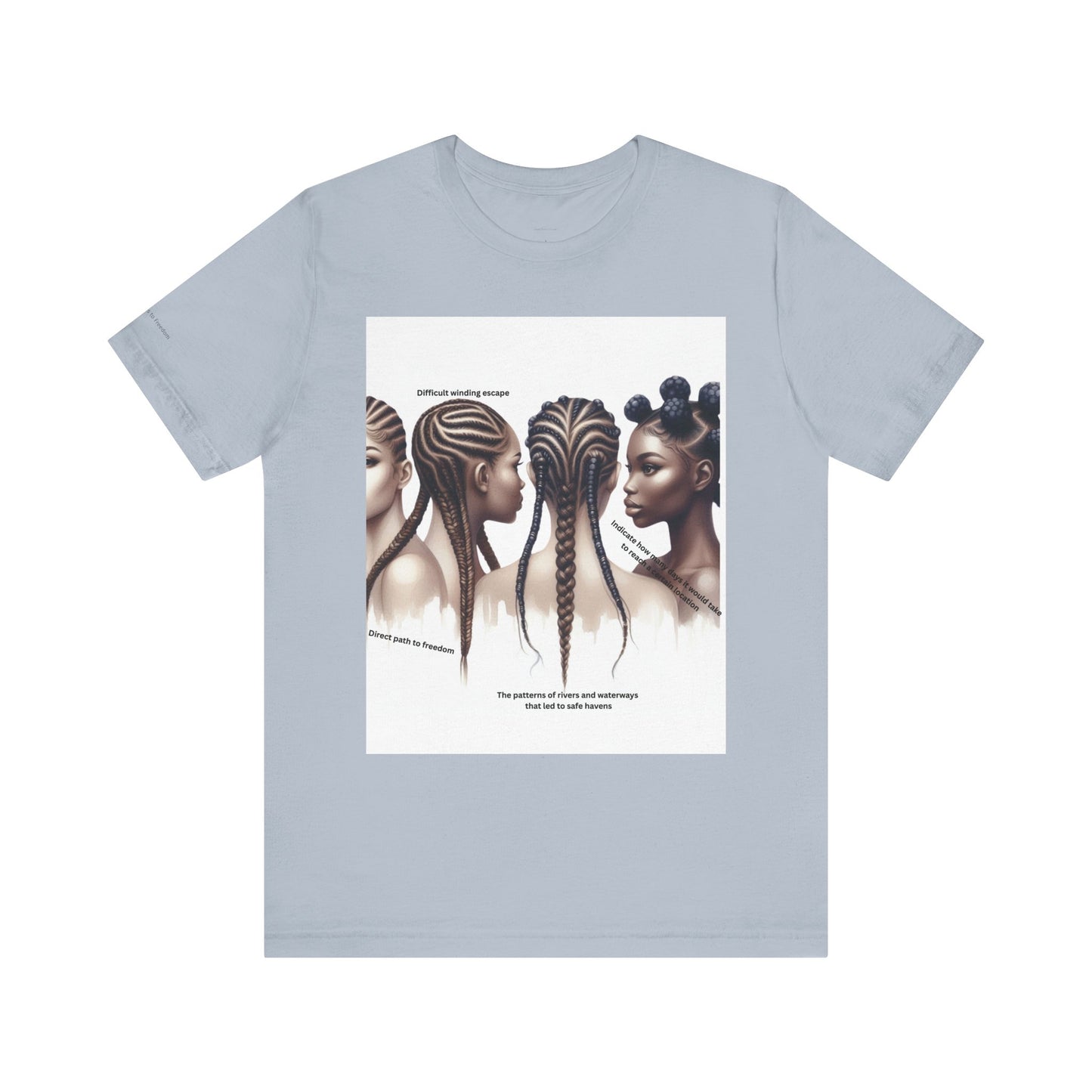 Braided Paths to Freedom Tee: Celebrating Hair Diversity