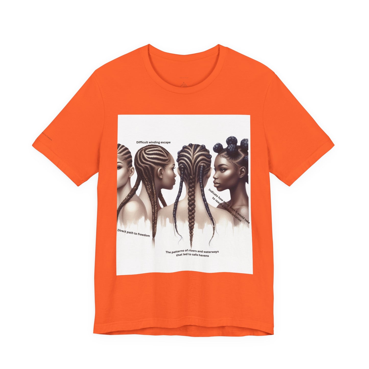 Braided Paths to Freedom Tee: Celebrating Hair Diversity