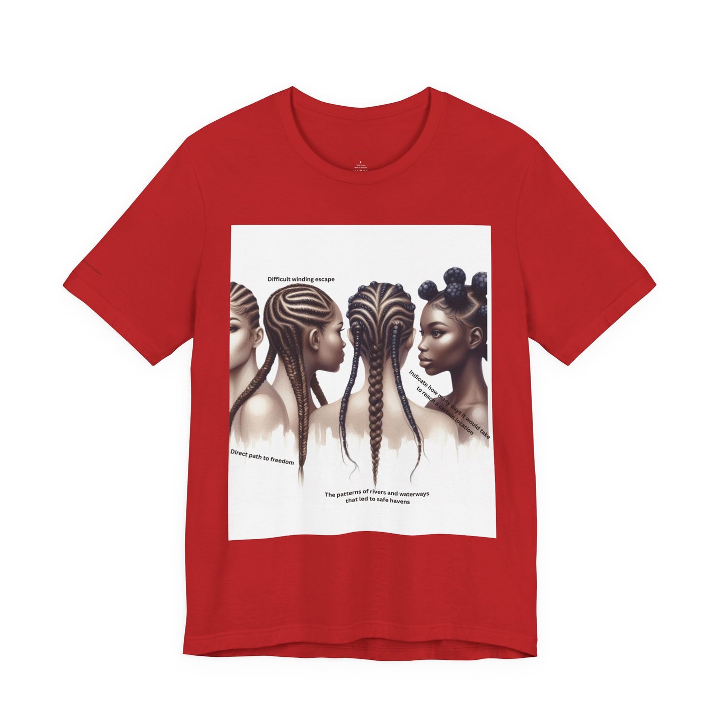 Braided Paths to Freedom Tee: Celebrating Hair Diversity