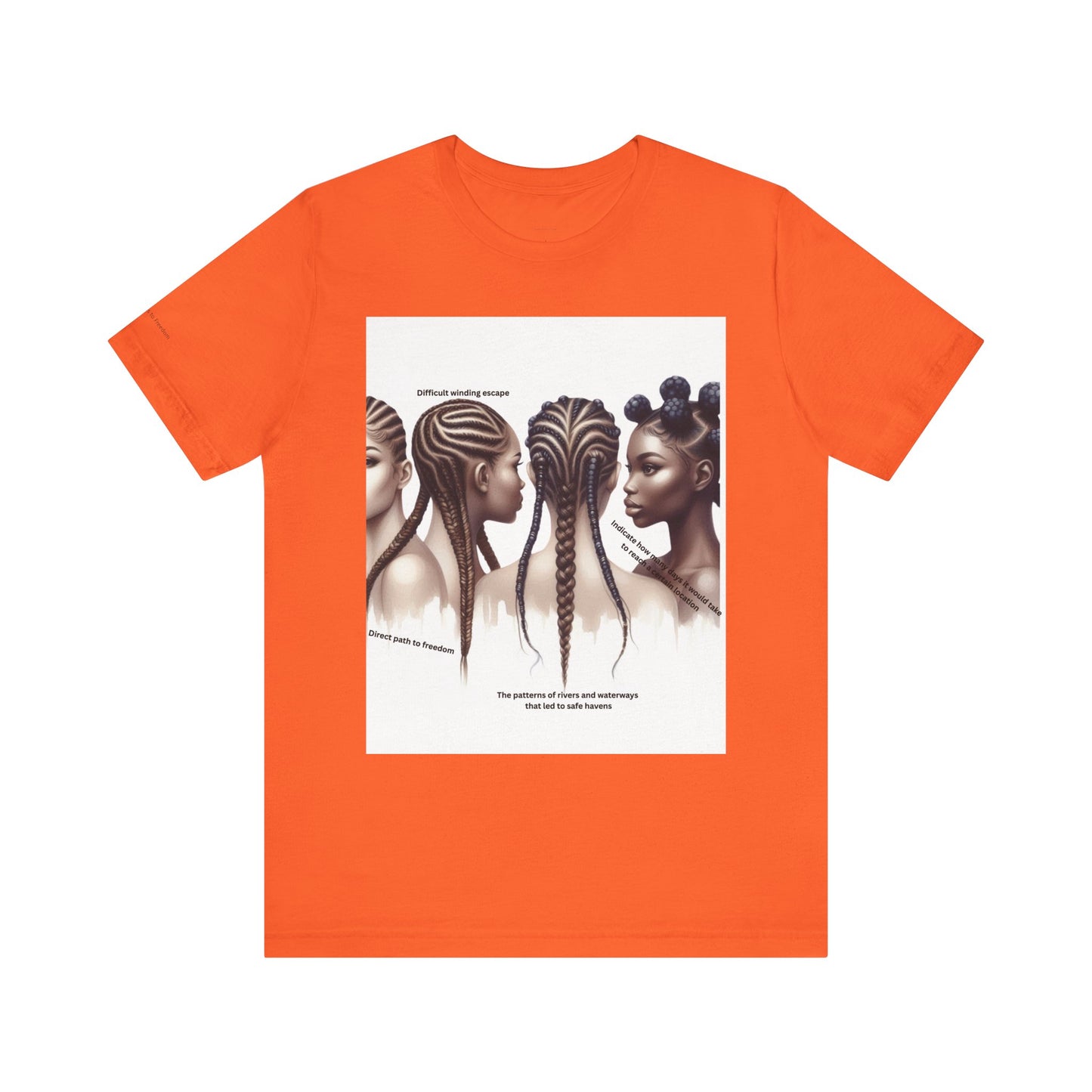 Braided Paths to Freedom Tee: Celebrating Hair Diversity