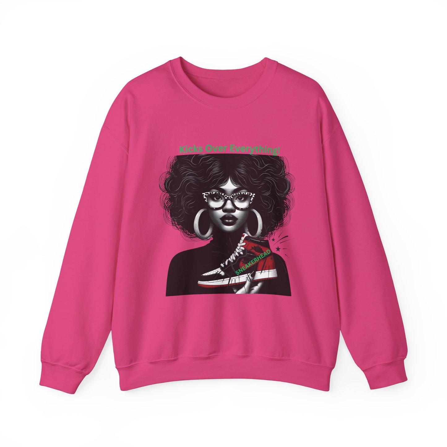 Sneakerhead Heavy Blend Crewneck Sweatshirt: Kicks Over Everything