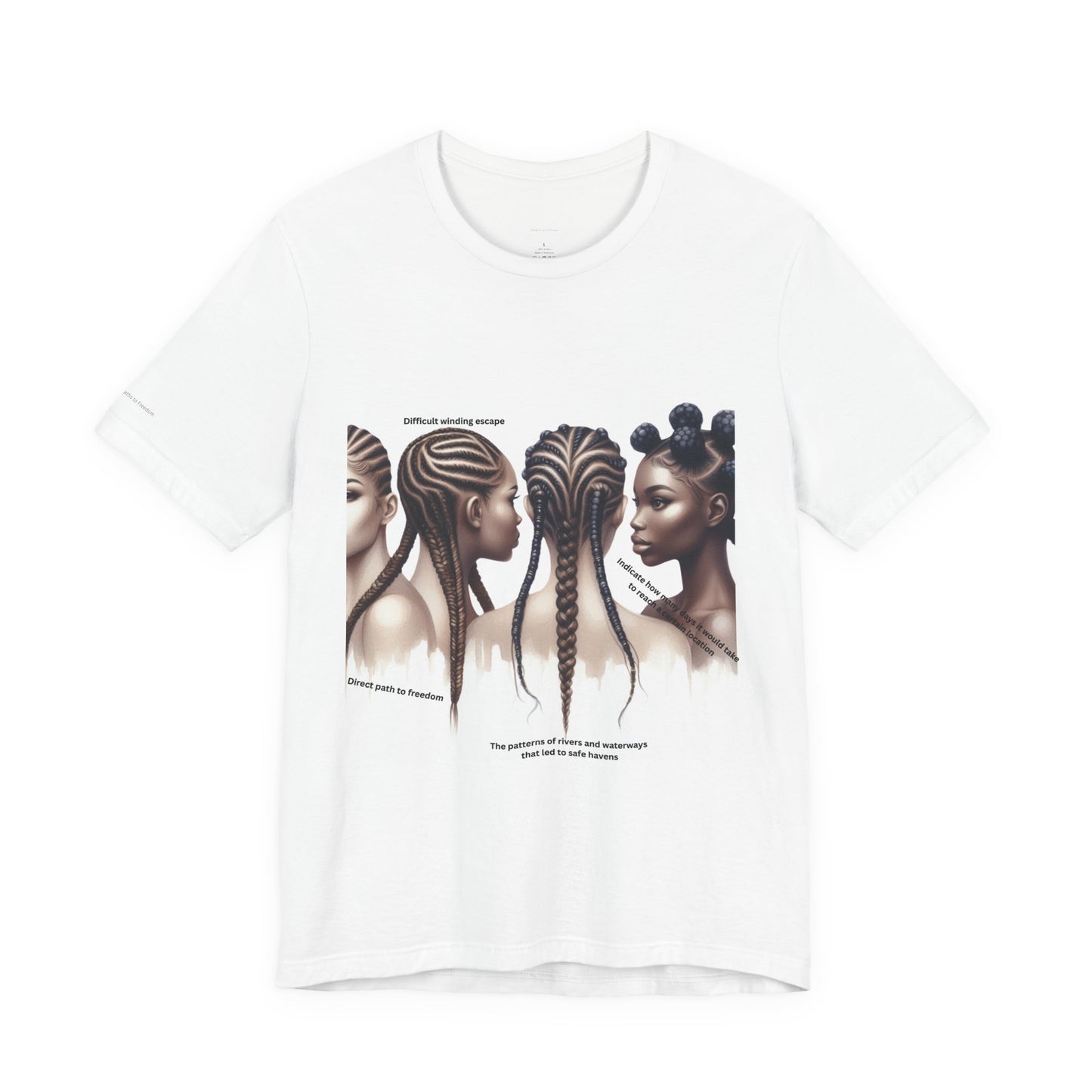 Braided Paths to Freedom Tee: Celebrating Hair Diversity