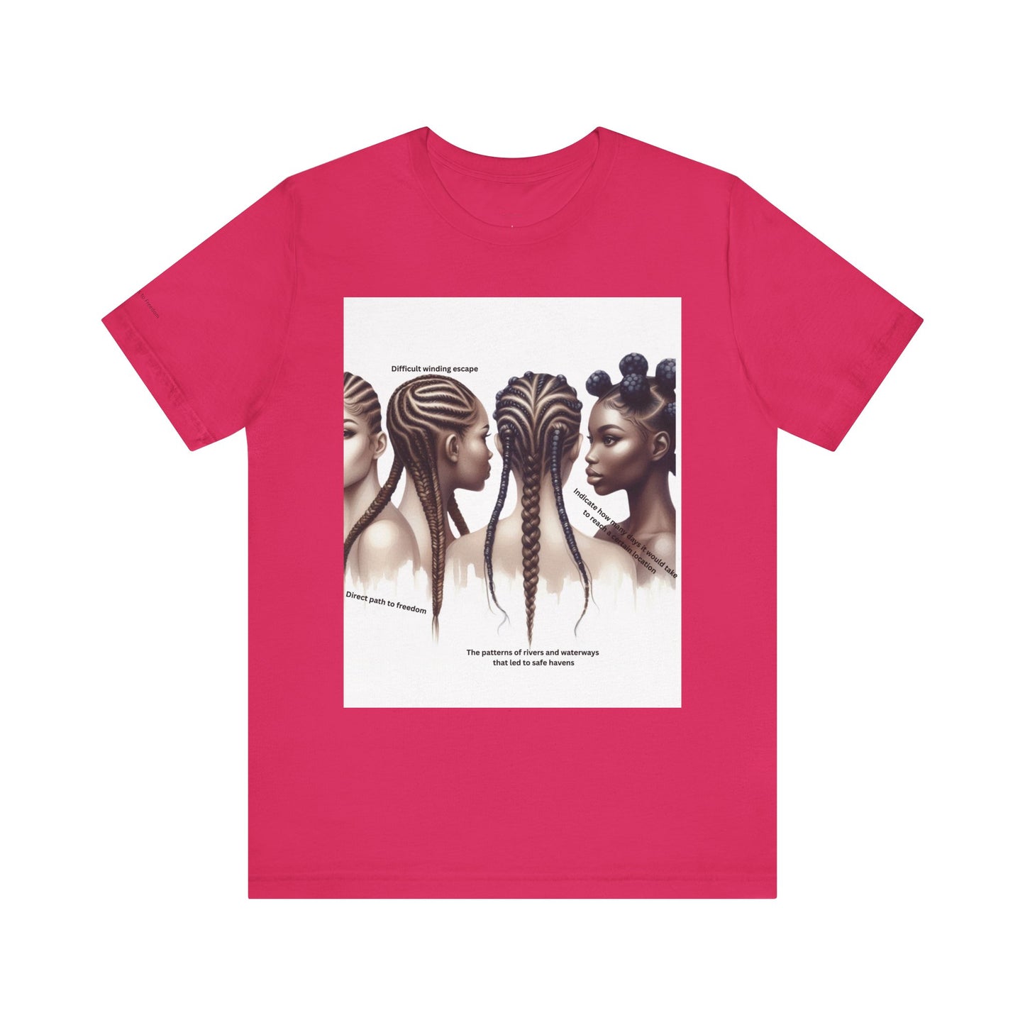 Braided Paths to Freedom Tee: Celebrating Hair Diversity