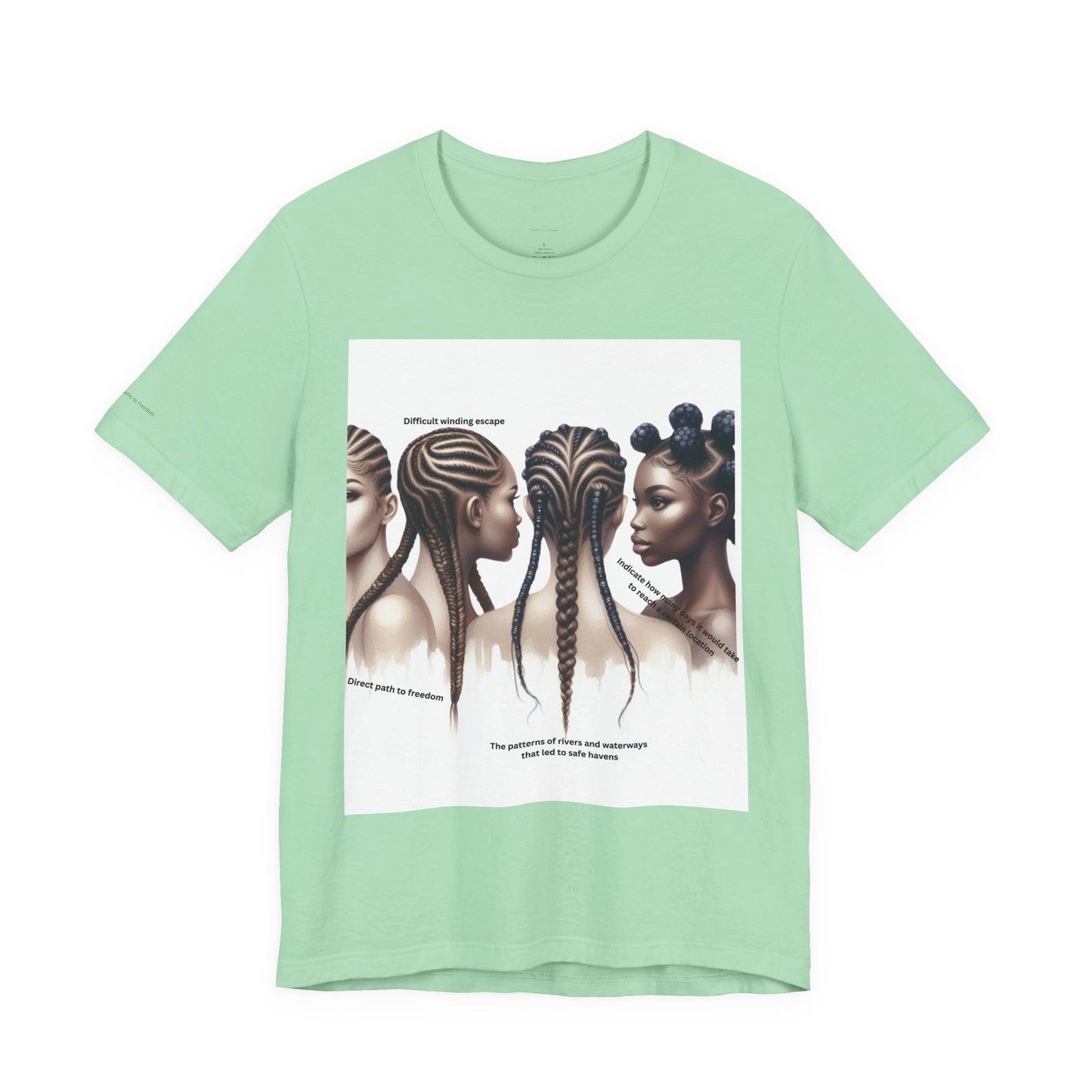 Braided Paths to Freedom Tee: Celebrating Hair Diversity