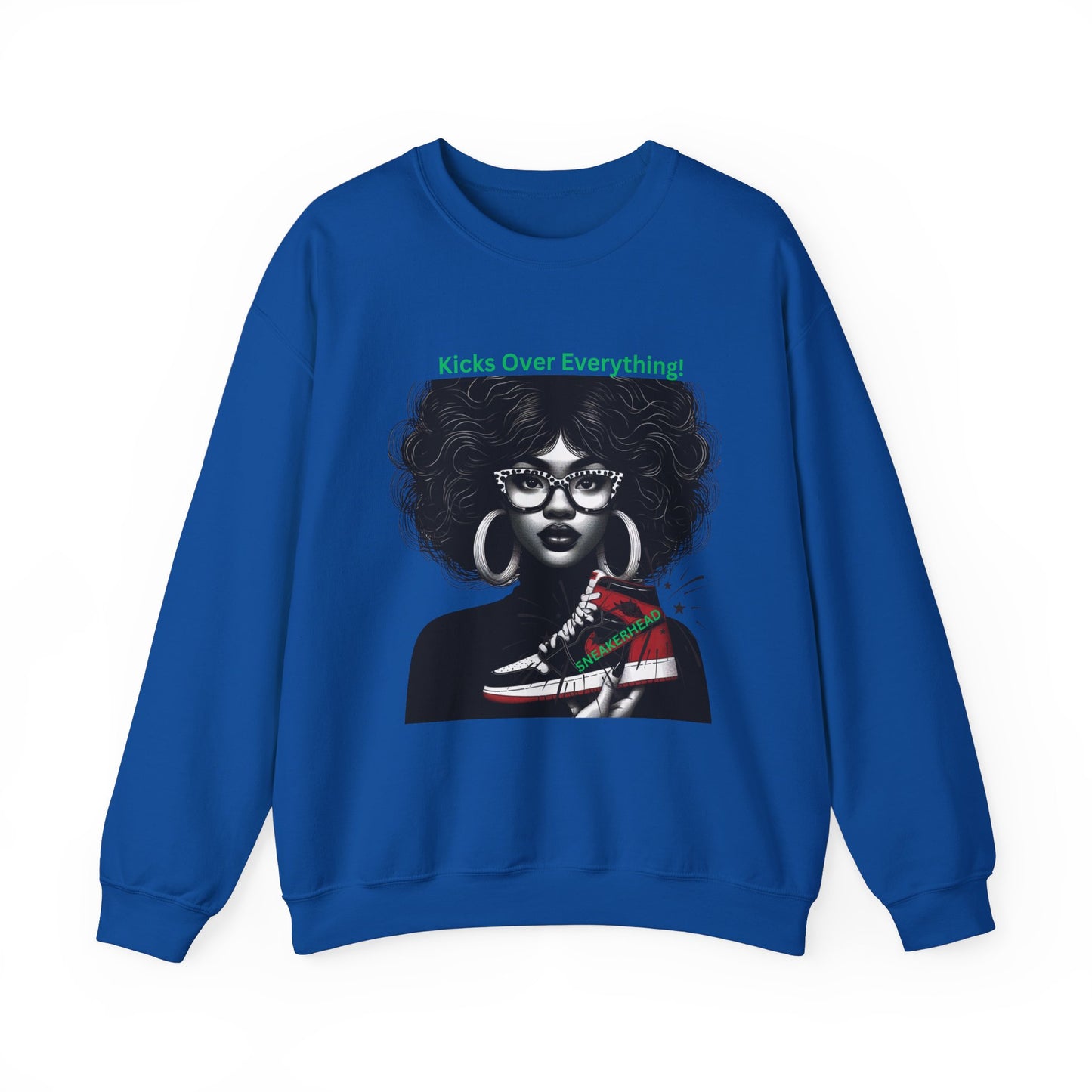 Sneakerhead Heavy Blend Crewneck Sweatshirt: Kicks Over Everything