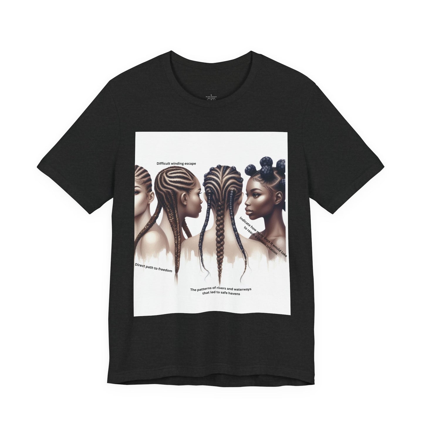 Braided Paths to Freedom Tee: Celebrating Hair Diversity