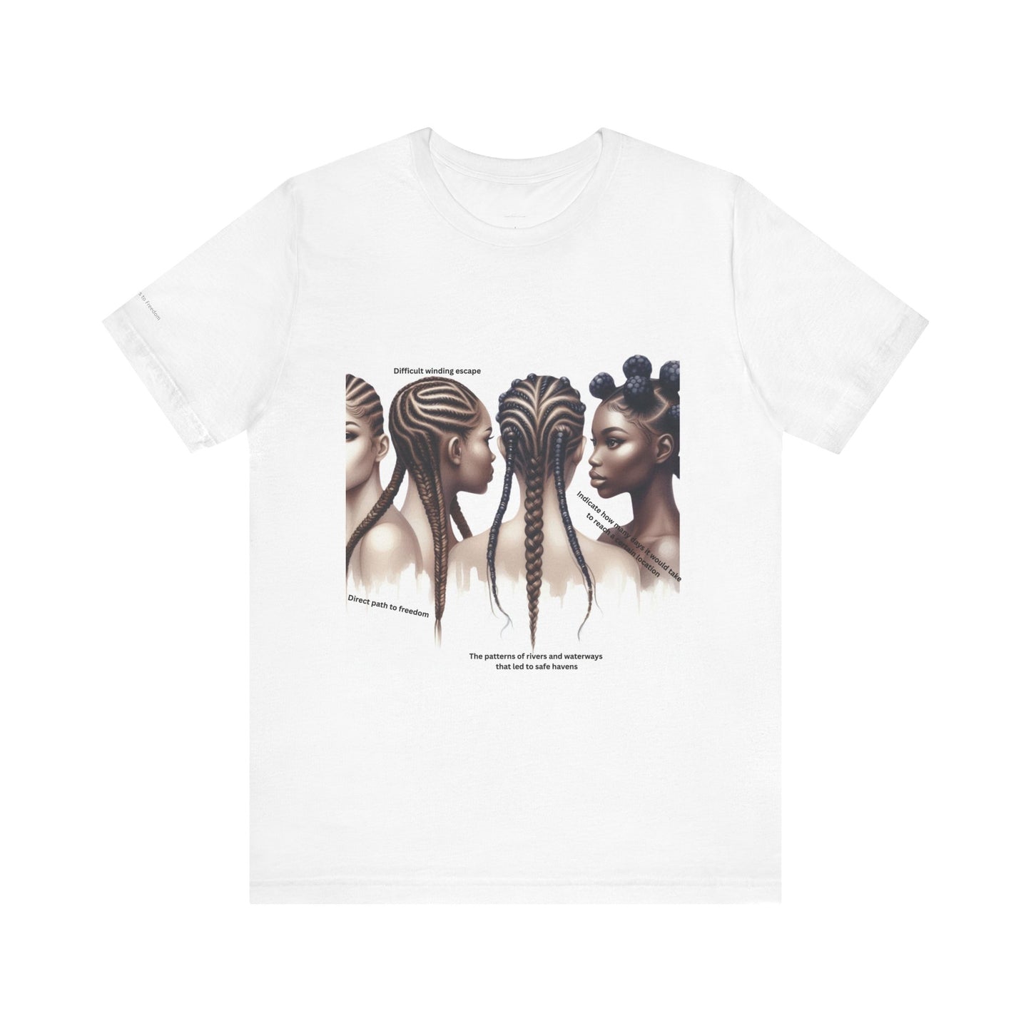 Braided Paths to Freedom Tee: Celebrating Hair Diversity