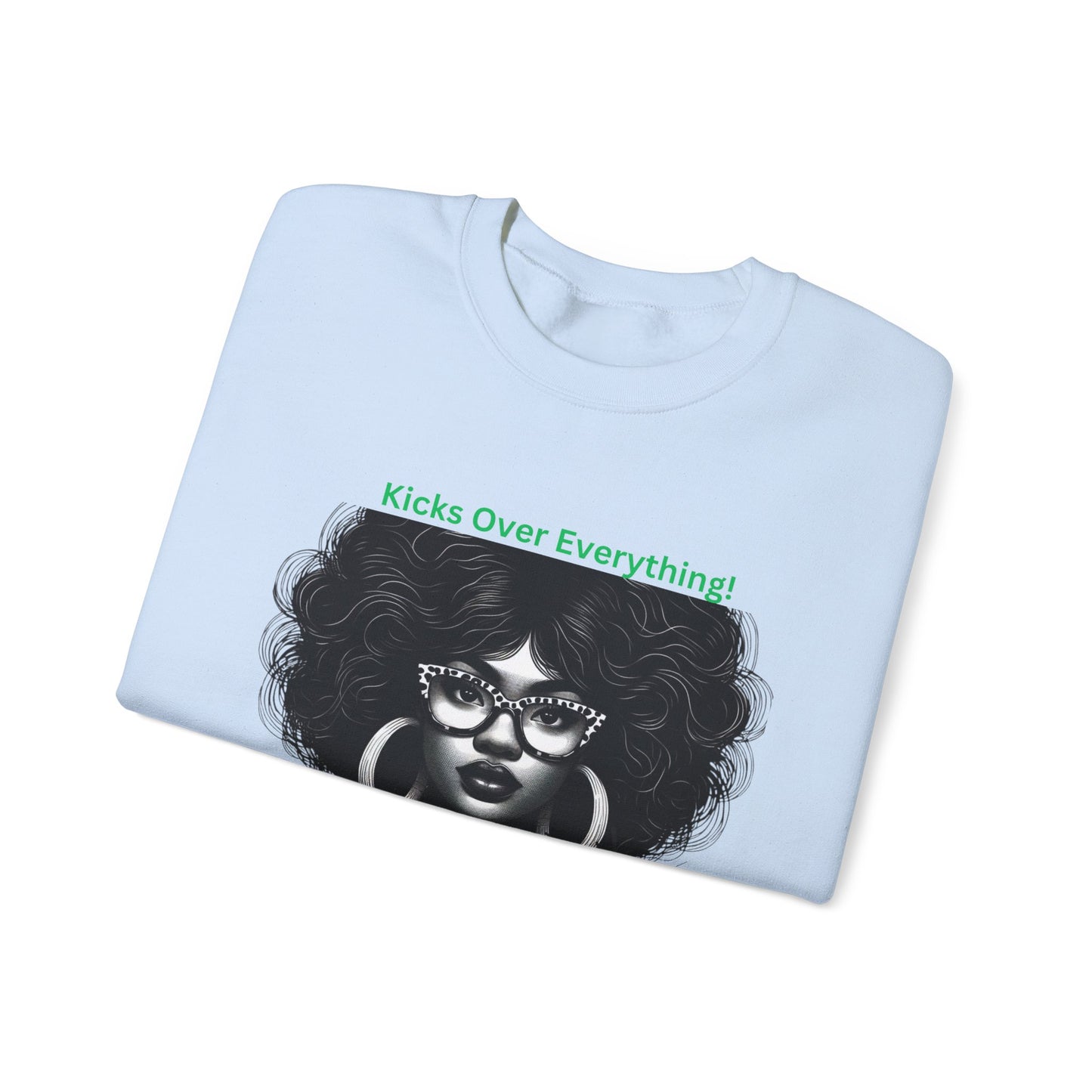 Sneakerhead Heavy Blend Crewneck Sweatshirt: Kicks Over Everything