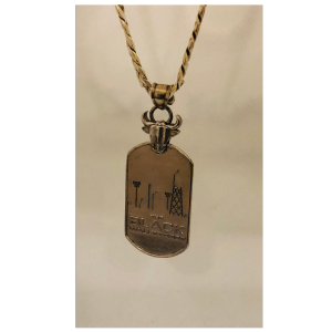 Black Wall Street Dog Tag