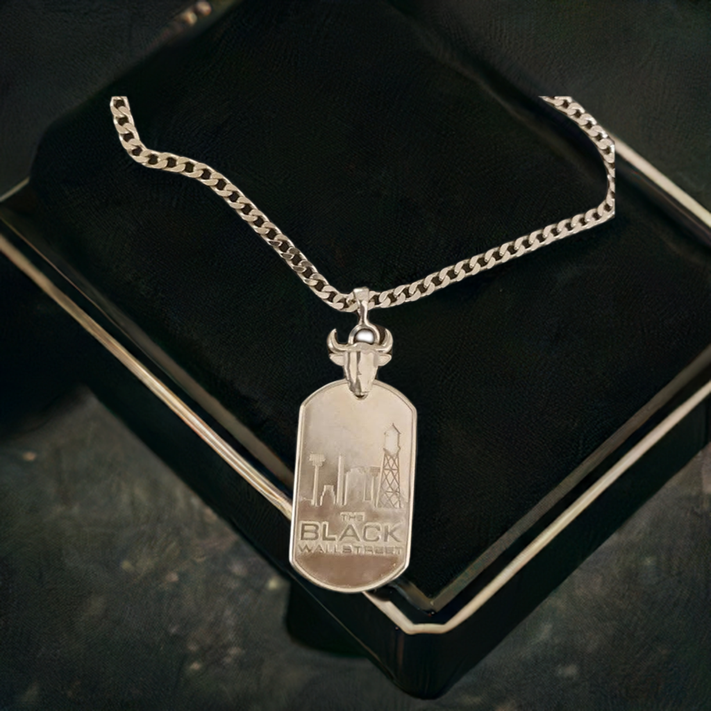 Black Wall Street Dog Tag