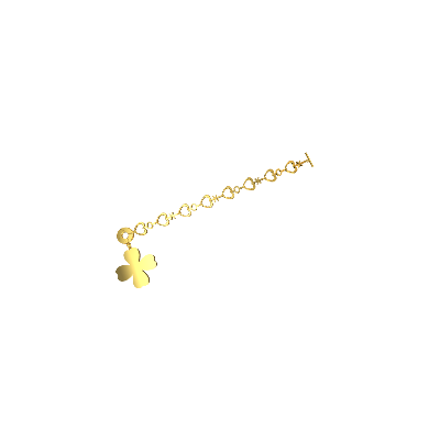 Gold Plated X and O Bracelet