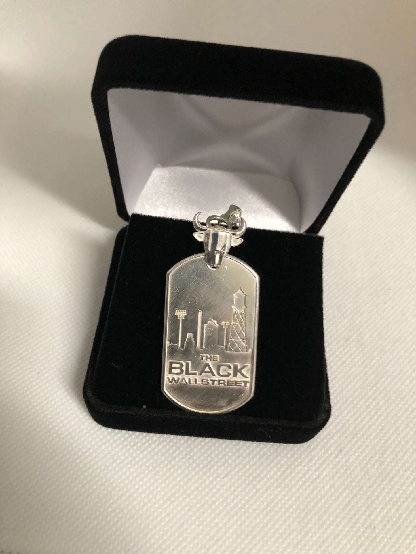 Black Wall Street Dog Tag