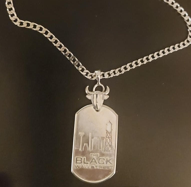 Black Wall Street Dog Tag
