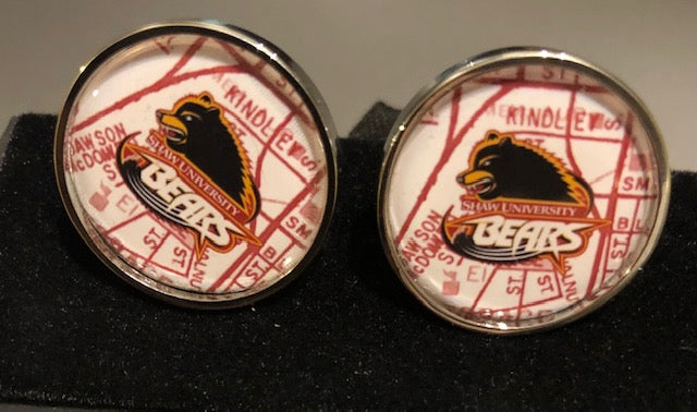 HBCU - Large Cufflinks - LenaGrace Designs
