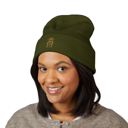 Mansa Musa “The King Within” Embroidered Classic Cuffed Beanie