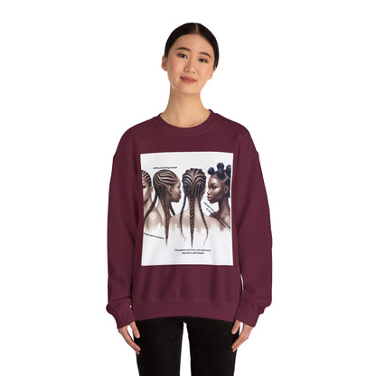 Braids 2 Freedom: Cultural Empowerment Sweatshirt
