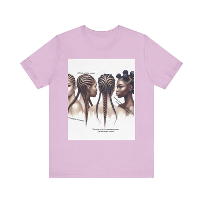 Braided Paths to Freedom Tee: Celebrating Hair Diversity