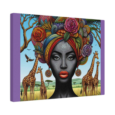 Matte Canvas, African Queen