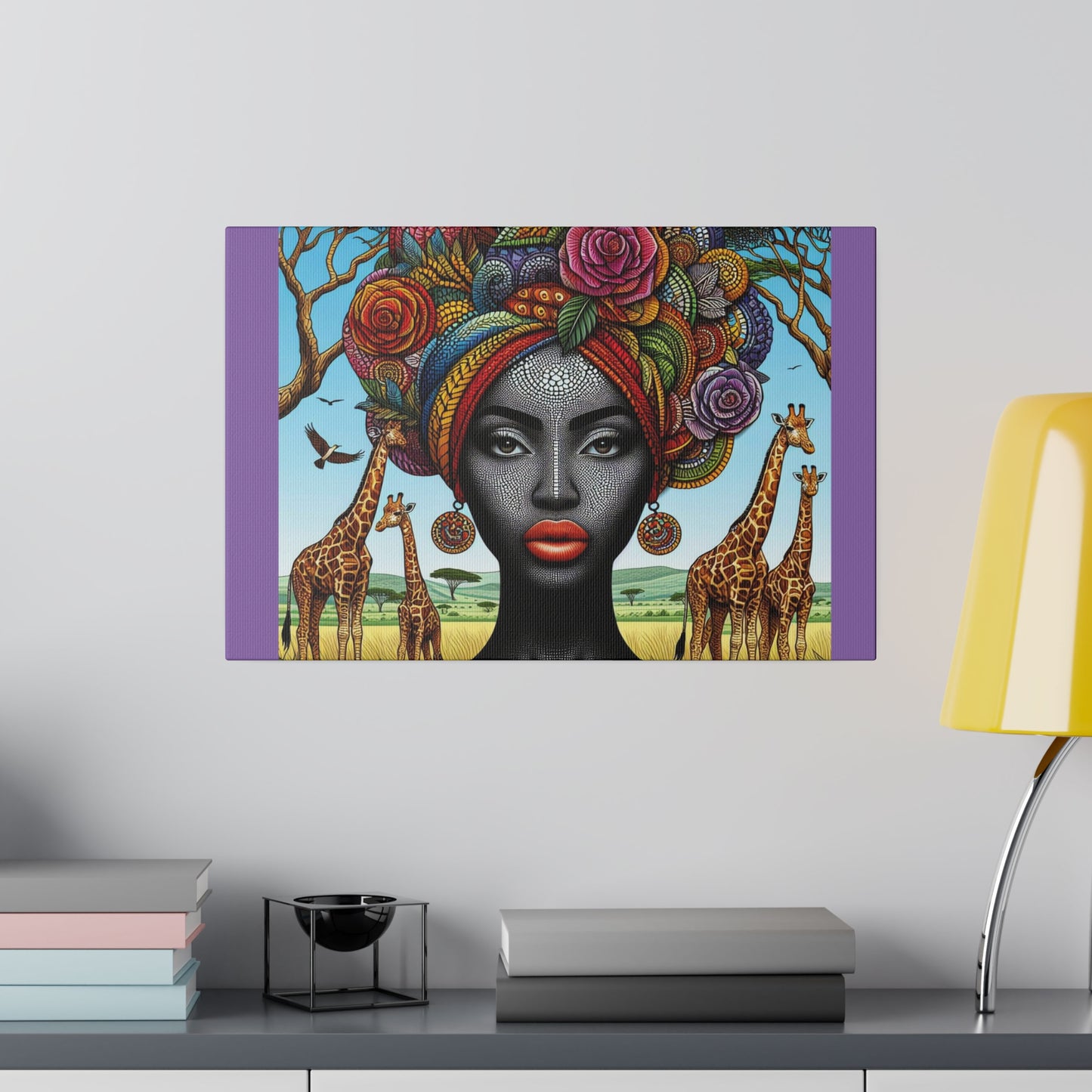 Matte Canvas, African Queen