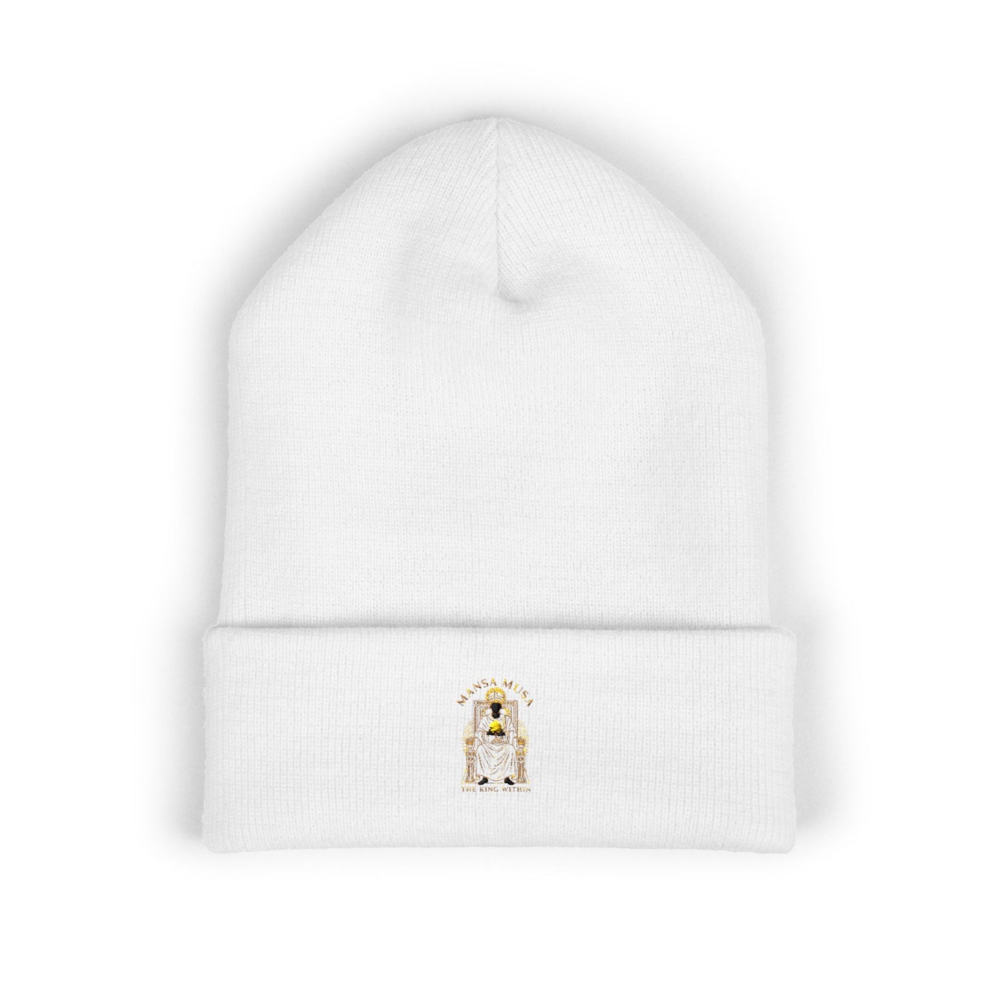 Mansa Musa “The King Within” Embroidered Classic Cuffed Beanie