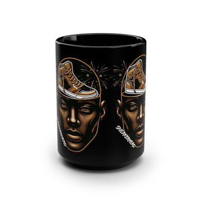 Sneakerhead Black Mug, 15oz