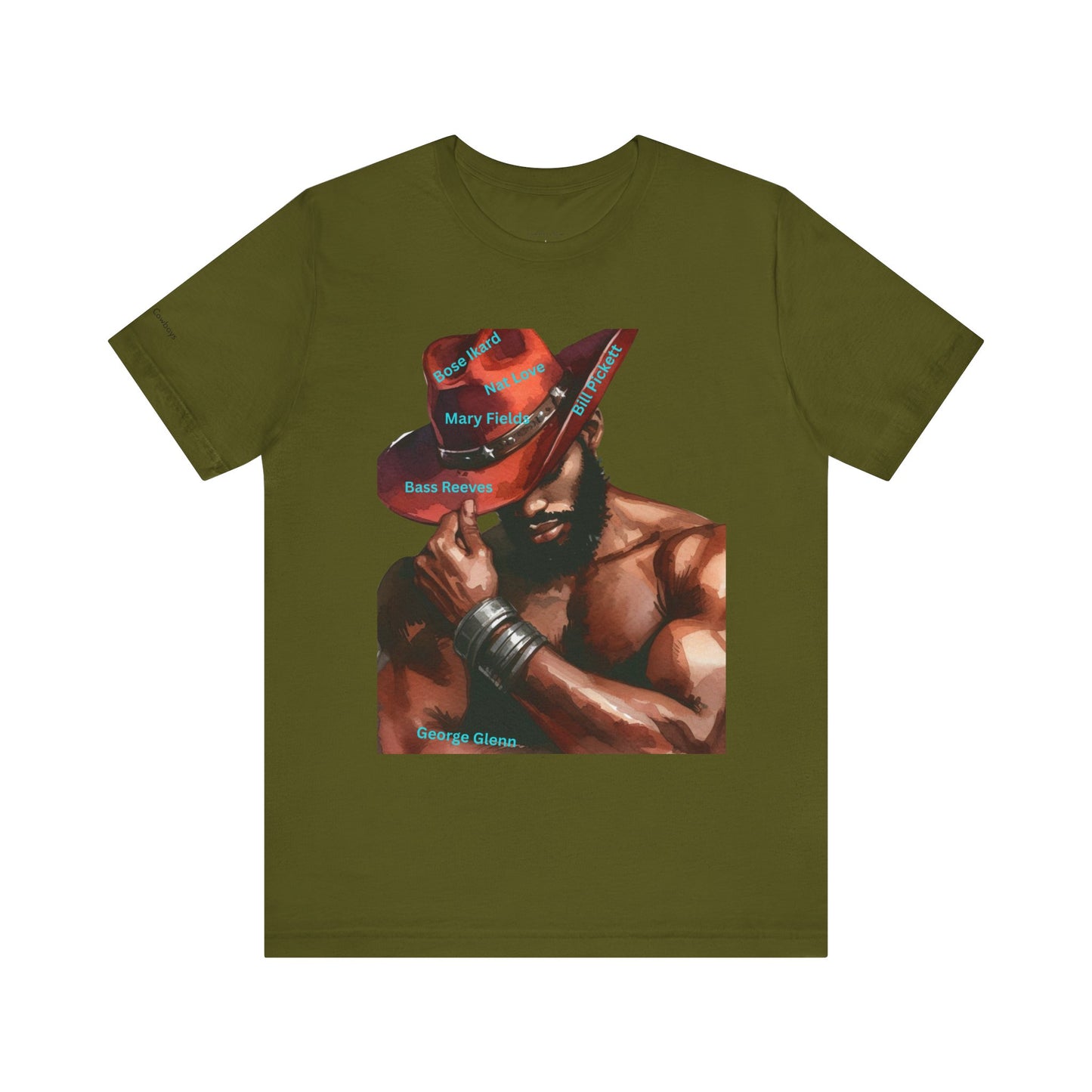 The Black Cowboys : Unisex Jersey Short Sleeve Tee